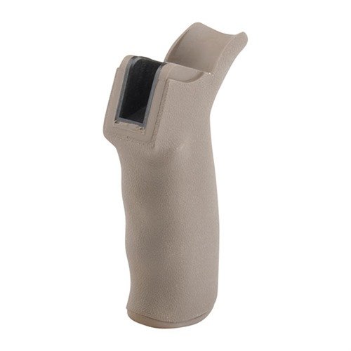 Der ergonomische ERGO Grip-SureGrip® bietet optimalen Komfort, ausgezeichnete Griffigkeit und passt auf .556 und .308 AR/M4 Empfänger ohne Spacer.