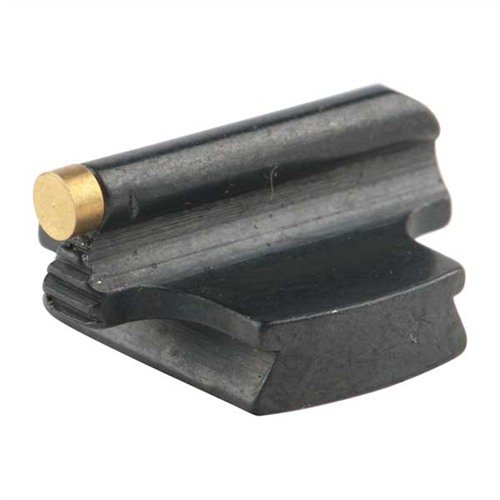 Präzisionsgefertigte RIFLE BARREL MOUNTED FRONT SIGHT aus Stahl, bläulich poliert, mit konturiertem Blatt für eine perfekte Zielgenauigkeit auf deinem Gewehr.