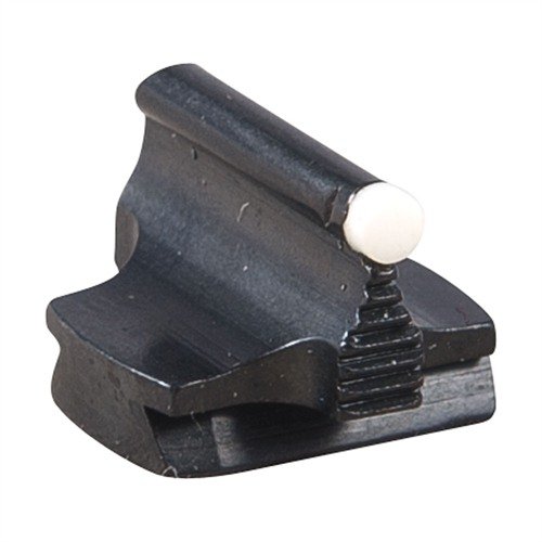 Präzisionsgefertigte RIFLE BARREL MOUNTED FRONT SIGHT aus Stahl, elegant konturiert und blued, ideal für eine Vielzahl von Waffen mit Dovetail-Schnitt.
