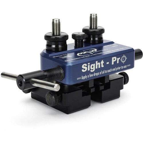 Der SIGHT PRO SIGHT MOVER ist ein unverzichtbares Werkzeug für Gunsmiths. Mit einem einzigartigen Klammersystem und 30-Grad-Pusher-Block für Glock und HK.