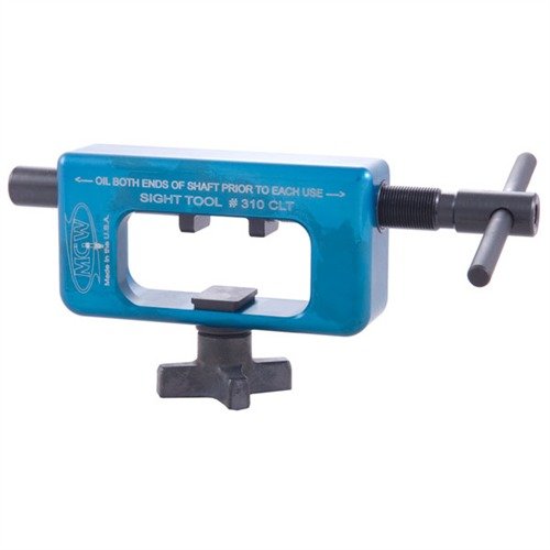 Der SEMI-AUTO SIGHT MOVER von MGW ermöglicht dir das sichere Bewegen, Entfernen und Installieren von Rear Sights ohne Beschädigung. Ideal für Tritium- und Eisenvisiere.