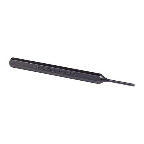 Die SINGLE PIN PUNCHES von MAYHEW STEEL sind aus hochwertigem Werkzeugstahl gefertigt, bieten eine knurled body für besseren Halt und verhindern das Klemmen in tiefen Löchern.