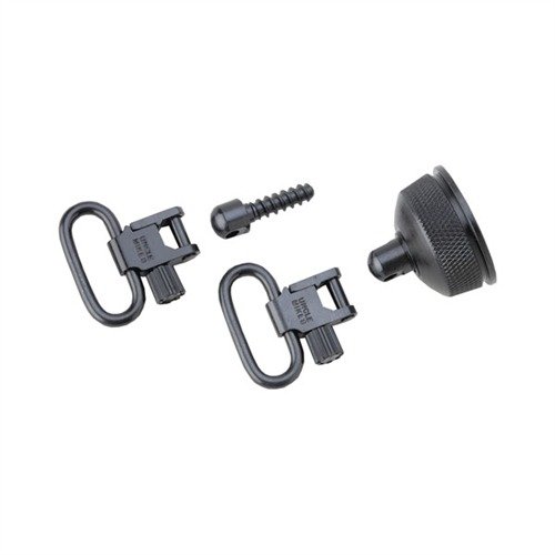 Füge schnell und ohne Gunsmithing Sling Swivels zu deinem Rem 870 hinzu. Der Austausch-Magazinkap hat bereits einen Swivel-Stift installiert.