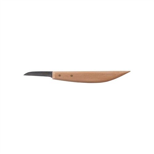 Das HAND CARVING KNIFE von R. MURPHY COMPANY ist ein kleiner, handlicher Messer mit konturiertem Holzgriff für präzises Schneiden und optimale Kontrolle.