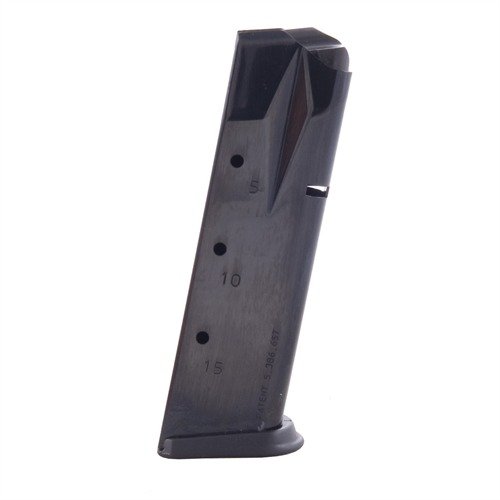 Die SIG P228 9MM Magazine von MEC-GAR sind aus hochwertigem, nahtlosem Carbonstahl gefertigt, hitzebehandelt und bieten eine Kapazität von 15 RND für maximale Zuverlässigkeit.