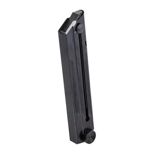 Die LUGER 8RD 9MM MAGAZINE von MEC-GAR sind aus hochwertigem, nahtlosem Kohlenstoffstahl gefertigt und bieten dank der Wärmebehandlung hohe Langlebigkeit.