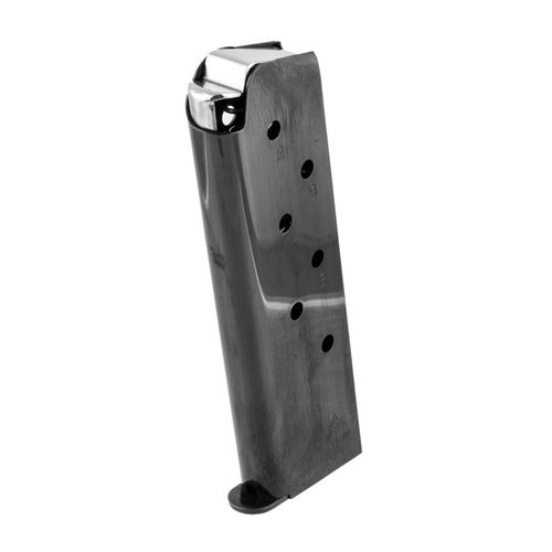 Die MEC-GAR 1911 45ACP Magazine bieten zuverlässige Funktionalität, hochwertige Verarbeitung aus Karbonstahl und sind hitze-behandelt für maximale Haltbarkeit.