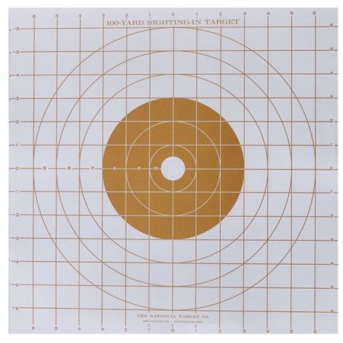 Die SIGHT-IN-TARGETS ST-3 bieten hervorragenden Kontrast für präzise Zielausrichtung, mit einem auffälligen roten Bullseye und einem praktischen 1