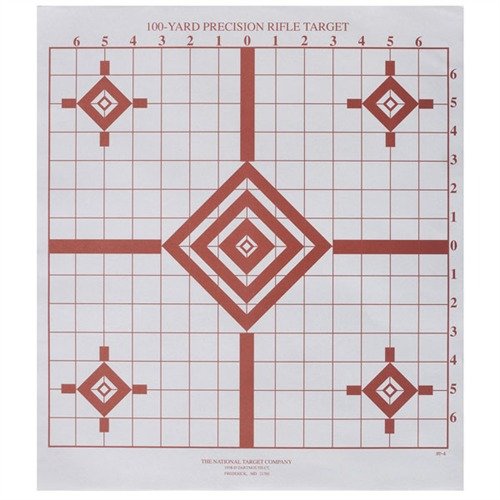 Die SIGHT-IN-TARGETS ST-4 bieten dir mit ihrem fluoreszierenden Rot auf weißem Hintergrund einen klaren Zielpunkt für präzise Sichtanpassungen.