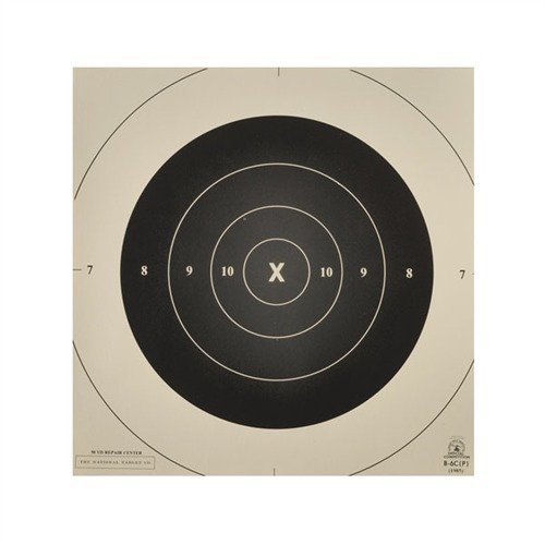 Die B-6 (CP) 50 Yard Slow Fire Repair Center Targets sind ideal für alle Schießarten, bieten klare X-Ringe und sind perfekt für präzises Training.