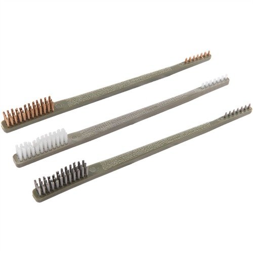 Mit dem OTIS All Purpose Cleaning Brushes Set hast du immer die richtige Bürste zur Hand - Nylon, Bronze und Edelstahl für jede Reinigungsaufgabe!