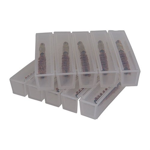 Die OTIS Bore Brushes mit hochwertigen Bronze- oder Nylonborsten reinigen deine Läufe gründlich, ohne zu kratzen, und halten dank robuster Konstruktion lange.