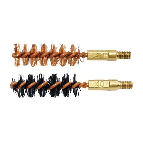 Die Otis Bore Brushes bieten eine korrosionsbeständige Tufcor® Kernleitung, doppelte Füllung und präzise Reinigung für optimale Leistung. 1 Nylon- und 1 Bronze-Bürste.