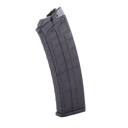 Das SAIGA 12 GAUGE 10-ROUND MAGAZINE von PRO MAG ist leicht, zuverlässig und perfekt für Wettbewerbe, mit tiefem Waffelmuster für sicheren Halt und verstärkten Stahlfütterungen.