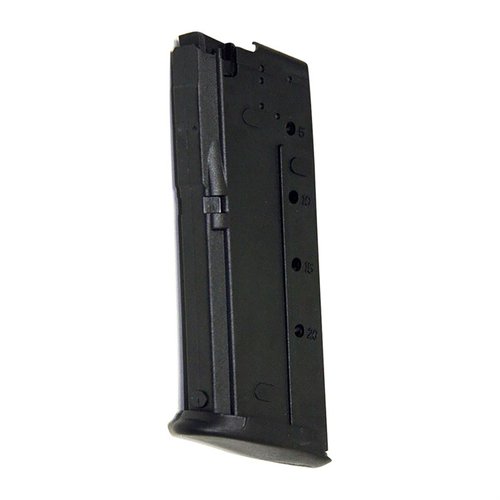 Das PRO MAG FN FIVE-SEVEN Magazin bietet dir 30 Schuss Kapazität, ist aus robustem Polymer gefertigt und passt perfekt zu deiner FN Five-seveN.