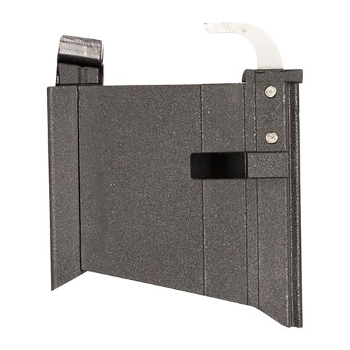 Der PM237B 9mm Magazinadapterblock lässt sich schnell in AR-15® Lower Receivern installieren, um 9mm Colt® / SMG-Magazine mit 9mm Oberteilen zu verwenden.