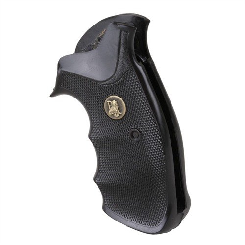 Entdecke die "GRIPPER" HANDGUN GRIPS von PACHMAYR: rutschfester Grip, konturierte Fingerkerben für präzise Handplatzierung und langlebiges Material.