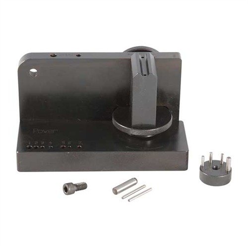 Spare Zeit und Geld mit dem SERIES I STONING FIXTURE von POWER CUSTOM für präzise und wiederholbare Einstellungen bei Hammer- und Sear-Arbeiten.