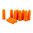 Leuchtend orange Dummy Rounds von PRECISION GUN SPECIALTIES für 25 ACP. Ideal für Trainingszwecke. 10 Stück pro Packung. Perfekt für Sofortmaßnahmen-Trainings! 🔫📚