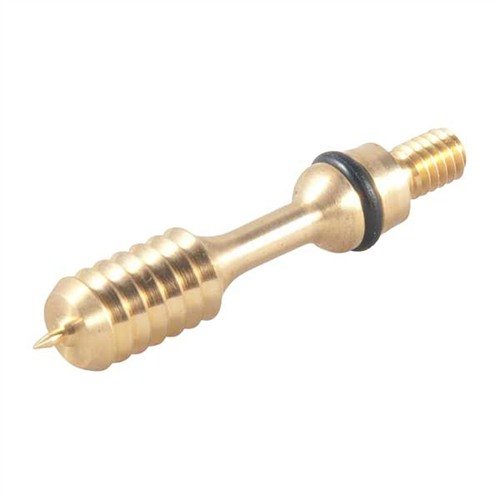 Der PRO JAG .30 Caliber von ACCUPRO schützt dank des Gummi-O-Rings die Mündung, während der präzise Messing-Jag alle Patcharten sicher hält.