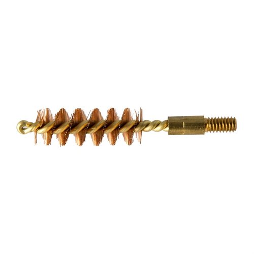 Die Sinclair Bronze Bore Brush für .357 Kaliber ist überdimensioniert für eine perfekte Passform und reinigt effektiv mit einer geschlossenen Schlaufe am Ende.