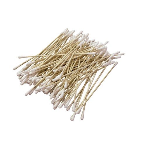 Die DOUBLE HEADED COTTON SWABS von SINCLAIR INTERNATIONAL sind perfekt zum Reinigen schwer zugänglicher Bereiche. 100 doppelte Wattestäbchen mit 6-Zoll Holzgriff.