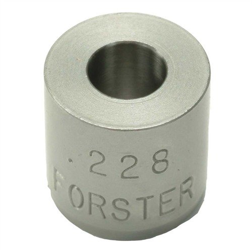 Die Forster Bushing Bump Neck Sizing Bushings sind perfekt für deine Precision Plus Bushing Bump Dies, ultra glatt und langlebig dank kryogener Behandlung.