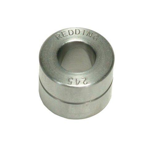 Die heatbehandelten Steel Neck Bushings von Redding bieten handpolierte Größen mit einer Oberflächenhärte von Rc 60-62 für weniger Sizing-Aufwand.