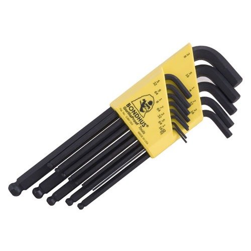 Die Bondhus BallDriver® Hex Key L-Wrench Sets bieten präzisen Zugriff auf Schrauben in engen Räumen, sind langlebig und kommen mit praktischem Halter für Ordnung.
