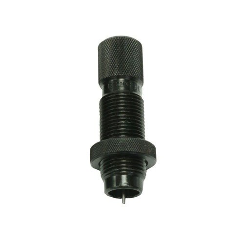 Mit der Redding Small Decapping Die kannst du Hülsen von .22 bis .50 Kaliber bis zu 2,5 Zoll Länge deprime und reinigen, ideal für präzises Nachbearbeiten.