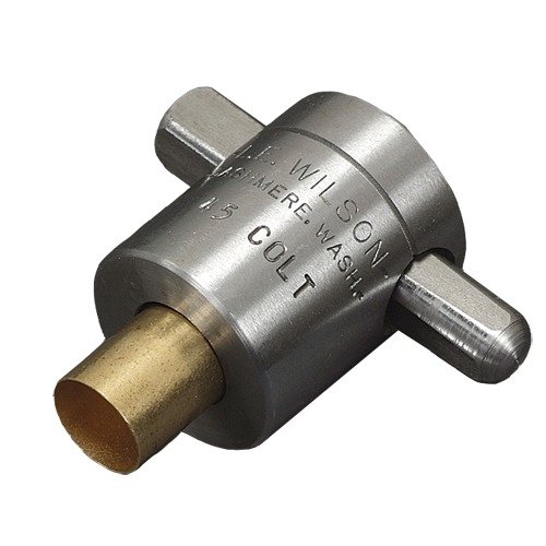 Die WILSON Q-TYPE PISTOL CASE HOLDERS halten die Hülse perfekt zum Cutter für präzises Trimmen, Innenhals-Reaming und Entgraten. Schnell und einfach zu bedienen!