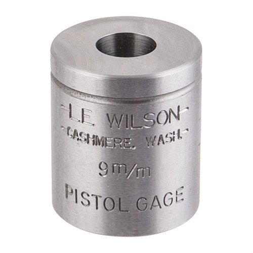 Mit den WILSON Pistol Max Case Gages kannst du alle kritischen Maße deiner 9mm Luger Patrone präzise überprüfen und das Oversizing von Brass vermeiden.