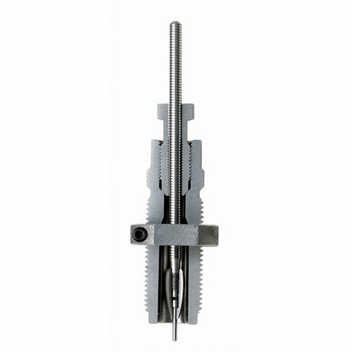 Die Hornady Custom Grade Full Length Dies bieten langlebige Qualität, einfache Anpassung mit dem Zip Spindle und sind stark genug für militärische Hülsen.
