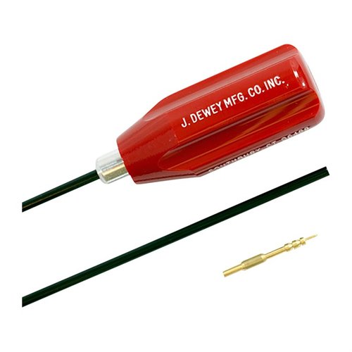 Die Dewey Reinigungsstäbe sind robust, perfekt für Wettbewerbs-Schützen und ideal für .22 Rimfire und .20 Kaliber. Mit Jag und Adapter inklusive!
