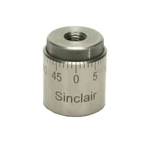 Der Sinclair Micrometer Top verwandelt deine L.E. Wilson Seatzer in Micrometer Seatzer, aus Edelstahl und in .001 Inch unterteilt für präzise Längenänderungen.