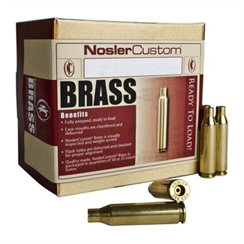 Die 7MM STW Brass Cases von Nosler bieten präzise wieg-sortierte, entgratete und bearbeitete Hülsen für optimale Handladeergebnisse. Perfekt für deine nächste Ladung!