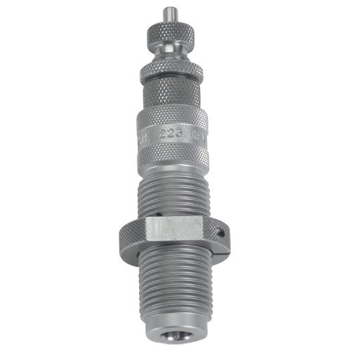 Die Hornady Match Grade Neck Size Die bietet selbstzentrierende, austauschbare Neck Sizing Bushings, um die Hülsenhälse präzise und ohne Überdehnung zu bearbeiten.