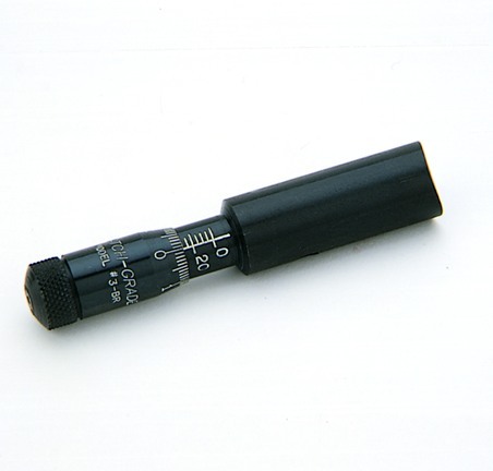 Der 3BR von Redding ist ein vielseitiges Messgerät mit schnellem Mikrometerwechsel, ideal für Pulverladungen von 5 bis 100 grains und kompatibel mit den meisten Ständern.