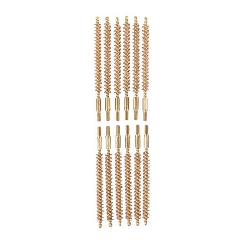 Die Dozen Pack Bronze Rifle Brushes sind perfekt für die Pflege deiner 20 Kaliber Waffen. Sie bieten eine gründliche Reinigung und sind langlebig für wiederholten Einsatz.