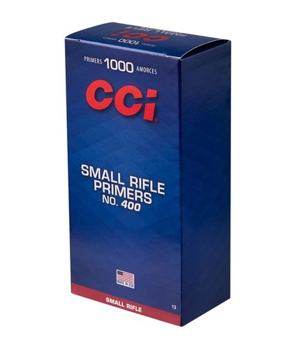 Die CCI #400 Small Rifle Primers sind sauber brennend, leicht zu setzen und bieten verbesserte Sensitivität – ideal für präzises Nachladen und automatisierte Systeme.