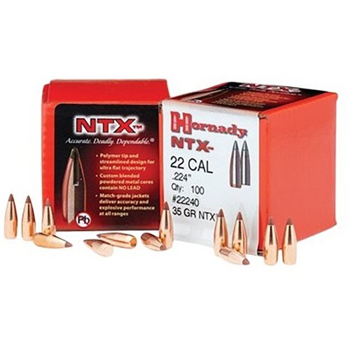 Die Hornady® NTX® Geschosse bieten höchste Präzision, Zuverlässigkeit und sind bleifrei, ideal für Gebiete mit Einschränkungen bei traditionellen Geschossen.