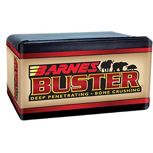 Die BARNES BUSTER BULLETS im Kaliber 454 Casull bieten herausragende Durchschlagskraft und Präzision. Ideal für die Jagd und das Sportschießen. 50 Stück pro Box!