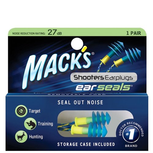 Die MACK'S EAR PLUGS mit 27dB Schutz sind super weich, flexibel und wiederverwendbar. Ideal für zusätzlichen Schutz zusammen mit Gehörschutz.