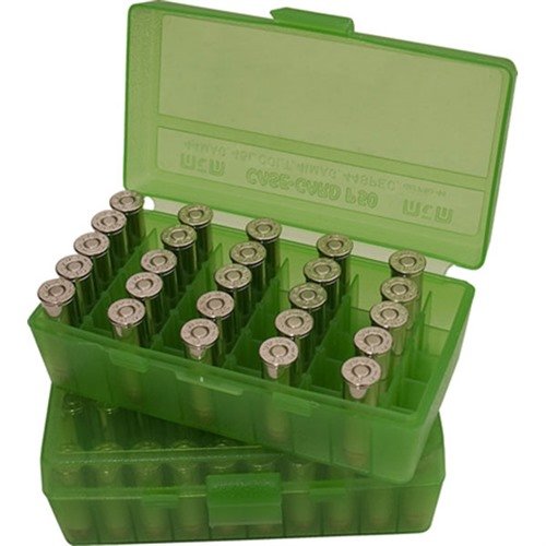 Die FLIP TOP PISTOL AMMO BOX von MTM CASE-GARD ist ideal für deine Munition, mit einem griffigen, kratzfesten Design, stapelbar und 25 Jahre Garantie!