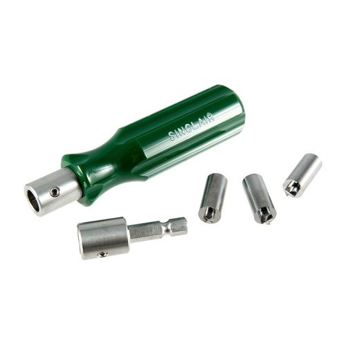 Das Sinclair Premium Primer Pocket Uniformer Kit bietet alles, was du brauchst, um Zündlöcher präzise und gleichmäßig zu bearbeiten – für eine lebenslange Nutzung!