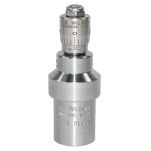 Mit dem L.E. Wilson Case Gage Depth Micrometer kannst du präzise messen, wie viel dein Full Length Sizing Die die Schulter zurückdrückt – einfach und genau!