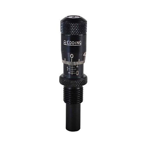 Der Redding FLAT BULLET SEATING MICROMETER ist ein direkter Ersatz für Seat Plugs und passt auf die meisten Redding Seating Dies – ideal für präzises Laden!