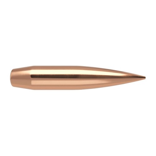 Die NOSLER RDF 6.5MM HPBT Geschosse bieten eine flache Flugbahn, geringen Winddrift und höchste Präzision dank des optimierten Compound Ogive und kleinen Meplats.