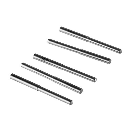 Die FORSTER DECAPPING PINS sind in drei Größen erhältlich und passen perfekt zu .080 Zoll großen Flash Holes. Sie kommen im 5er-Pack für deine Wiederladebedürfnisse.
