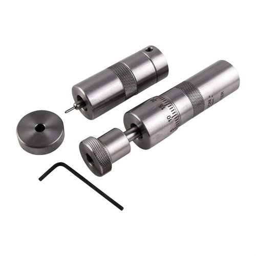 Das L.E. Wilson Bushing Neck Die Kit bietet präzise Neck Resizing mit wechselbaren Bushings und einem Mikrometertiefeneinsteller für optimale Kontrolle.
